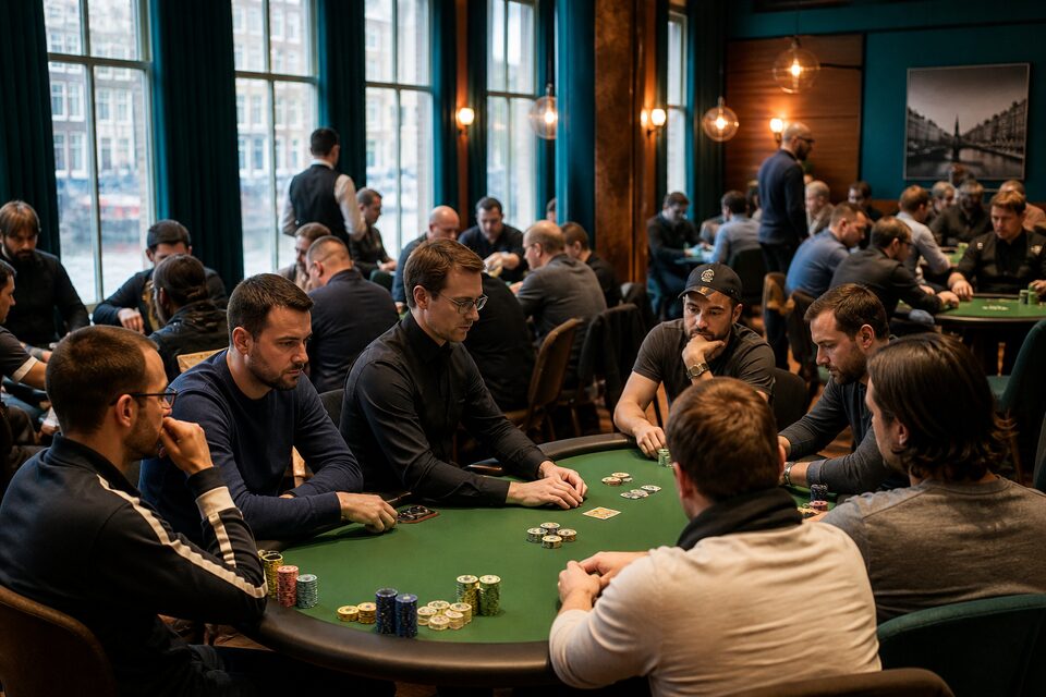 Holland Casino Amsterdam — sala turniejowa