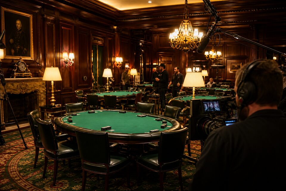 Les Ambassadeurs Club Londyn — sala turniejowa