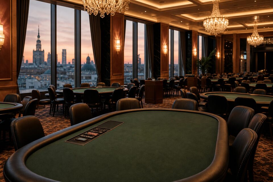 Grand Casino Warsaw — sala turniejowa